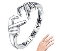 Bagues Claddagh pour Femmes,Je t'aime pour Toujours Irlandais Claddagh Ring | Bague Claddagh pour Femme Irlandaise réglable Love Loyalty Friendship Generic