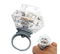 Bagues Clignotantes - Glow in Dark | Cercle De 3,5 Cm De Diamètre, Fournitures De Fête Polyvalentes, Remplisseurs De Sacs De Cadeaux d'anniversaire, Accessoires De Concert, Jouet À Piles, Amusant