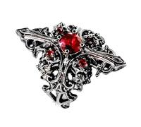 Bagues confortables pour un usage quotidien, bijou gothique vintage, convient pour les fêtes et les rassemblements, gothique réglable pour femme, comme décrit