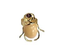 Bagues Creepy-CrawlyJewelry aux tons pastel avec diamants étincelants, design à tige ouverte pour les doigts empilables, bagues ouvertes réglables avec accents de diamants, One Size, Comme décrit