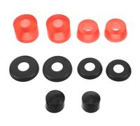 Bagues D’amortissement Rouges pour Trucks de Skateboard, PU Plastique | Entretien des Trucks de Skateboard, pour Boards et Surf Skateboards, Pratique en Skatepark, pour Riders Débutants
