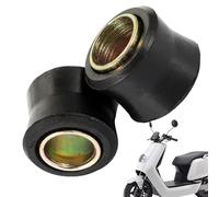 Bagues D'amortisseur De Scooter - Suspension En Caoutchouc 1 X 2 X 2,4 Cm, Rembourrage En Acier, Remplacement | Composants D'amortissement Des Vibrations Haute Performance Pour Scooter Électri