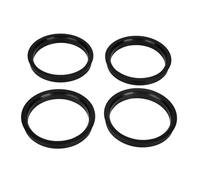 Bagues de centrage, 4 pièces/ensemble accessoires de voiture anneau central moyeu roue en plastique 73.1 à 67. OD = .1mm ID anneaux centraux(67.1 57.1)