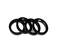 Bagues De Centrage De Moyeu En Plastique Rigide PE 60.1-63.4 60.1-64.1 60.1-66.1 60.1-67.1 60.1-71.5 60.1-73.1mm Lot 4(60.1-63.4mm)