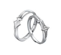 Bagues de couple minimalistes avec des matériaux en laiton robuste pour un usage quotidien et des rendez-vous romantiques pour un usage quotidien