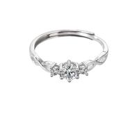 Bagues De Couple Pour Hommes Et Femmes En Argent Sterling 925, Alliance Réglable, Promesse D'Éternité Pour Elle Et Lui, Alliance Entrelacée, Bijoux Fantaisie, Cadeau, Bague En Oxyde De Zirconium