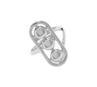 Bagues de déclaration en perles ton avec taille réglable pour porter tous les jours - Bagues modernes confortables avec bande - Taille ouverte - Minimaliste - Décontracté - Coloré - Empilable - Pour