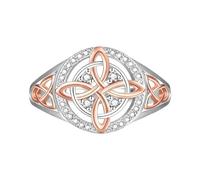 Bagues de doigt - Ajustement confortable, polyvalent et tendance | Bague de protection de nœud de retour - pour petite amie, sœur, épouse, amie, grand-mère à la maison, Refer to description, Zinc