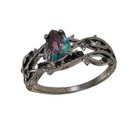 Bagues de fête vintage uniques offrant un look tendance pour ceux qui adoptent l'individualité et la personnalité unique, taille unique, Comme décrit, Comme décrit.