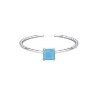 Bagues De Fiançailles En Argent 925 Avec Pierre De Naissance, Ajustables, Fines Et Empilables, Pour Femmes Et Filles, Taille Carrée, Pierres Précieuses Naturelles, Bijoux Cadeaux Avec Boîte, Top