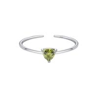 Bagues De Fiançailles En Argent 925 Avec Pierre De Naissance, Ajustables, Fines Et Empilables, Taille Carrée, Pierres Précieuses Naturelles, Pour Femmes Et Filles, Bijoux Cadeaux Avec Boîte, Ao