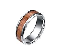 Bagues de Fiançailles pour Couples Bague en pour hommes Bague exquise populaire Bijoux de mode Accessoires populaires (Silver, D)