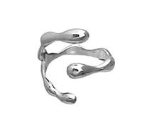 Bagues de geste vintage en forme d'étoile pour homme et femme - Style punk gothique - Zircon rétro croisé - Bijoux d'amour en forme de cœur - Zircon rétro croisé, taille unique, Comme décrit, Comme