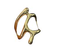 Bagues de geste vintage en forme d'étoile pour homme et femme - Style punk gothique - Zircon rétro croisé - Bijoux d'amour en forme de cœur - Zircon rétro croisé, taille unique, Comme décrit, Comme