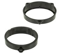 tomzz Audio 2834-017 Anneaux de Haut-parleurs Adaptateurs Supports compatibles avec Mercedes CLK W208 Porte Avant pour Haut-parleurs DIN 165mm