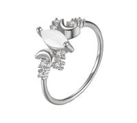 Bagues de lune multifonctions en alliage, Texture, bijoux pour Occasions spéciales, cadeaux pour femmes, bagues en pierre de lune à la mode
