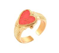 Bagues de rencontre en forme de cœur, bagues d ' ouverture de doigt réglables, bijoux géométriques adaptés à la fête et à un usage quotidien, amour rétro