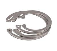 Bagues de retenue externes Rondelles à clip en C, anneau de retenue, acier inoxydable 304 A2, lot plusieurs pièces, M8-M30(2pcs,M25)