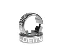 Bagues deity grip clamps aluminium gris