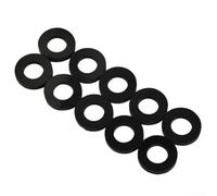 Bagues d'étanchéité de rechange en silicone pour distributeur d'eau gazeuse SodaClub - Adaptateur de réparation de buse - Séparateur huile-eau - Rondelle d'étanchéité, 0,3 cm d'épaisseur, noir