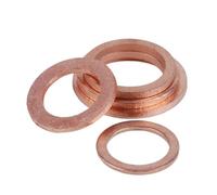 Bagues d'étanchéité en cuivre, 10 à 50 bagues d'étanchéité en cuivre M5-M22.(10pcs,M10x14x1mm)