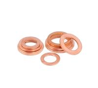 Bagues d'étanchéité en cuivre, Jeu de rondelles plates en cuivre 3 mm M5-M30(M26x34x3 1pcs)