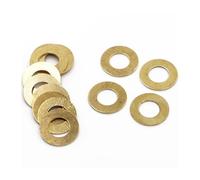 Bagues d'étanchéité en cuivre, Joint de rondelle plate en laiton, paquet assorti M2-M16 GB97 DIN125(100pcs M4x8x0.5mm)