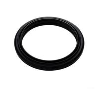 Bagues d'étanchéité en silicone pour machine à expresso - Joint résistant à la chaleur compatible avec De'Longhi, Breville séries 8 et 9, Gaggia E61, Bezz (DEL Noir)