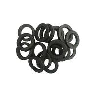 Bagues d'étanchéité GemmySeal en fibre de graphite pur PTFE - Lot de 10 for vannes et pompes haute pression(OD105*ID85*10mmT)