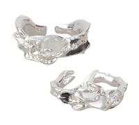 Bagues élégantes avec motif soleil et lune - Bijoux ouverts réglables pour couples symbolisant l'amour éternel et l'engagement - Cadeau significatif