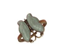 Bagues élégantes en forme de papillon et de fleurs d'inspiration vintage, accessoire élégant pour un usage quotidien ou des occasions spéciales. Design unique de bague papillon, One Size, Comme décrit