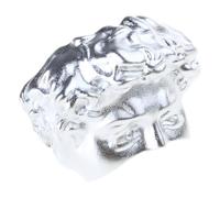 Bagues élégantes et réglables en alliage - Anneaux ouverts modernes avec des motifs sculptés uniques pour une élégance quotidienne ouverte, taille unique, Comme décrit, Comme décrit.