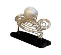 Bagues empilables sur le thème de avec détail de coquillage, bijoux à ouverture réglable, adaptés à diverses occasions, anneaux en coquillage, bijoux de déclaration réglables vintage