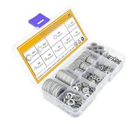 Bagues en acier inoxydable, rondelles plates, assortiment d'anneaux à vis, rondelles robustes, diverses rondelles en métal pour navires, voitures