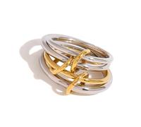 Bagues en alliage polyvalentes avec un look élégant qui complète diverses tenues pour différents événements et rassemblements. Bagues tendance pour femme, taille unique, Comme décrit, Comme décrit.