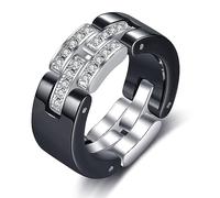 Bagues En Céramique, Bagues En Diamant Simples Cousues Pour Hommes Et Femmes, Alliances De Fiançailles, Style Bombé, Ajustement Confortable, Bague De Fiançailles Polyvalente Au Design Classique