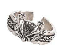 Bagues en cuivre réglables en forme de hibou, bijoux unisexes uniques, accessoires de doigt pour un usage quotidien ou pour offrir des bijoux d ' animaux mystiques
