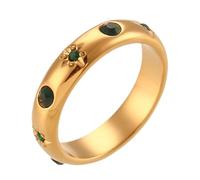 Bagues en métal, bijoux de rencontre à la mode, Texture en acier inoxydable, confortable pour ajouter une touche de couleur à n ' importe quel Look tendance