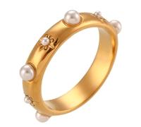 Bagues en métal, bijoux de rencontre à la mode, Texture en acier inoxydable, confortable pour ajouter une touche de couleur à n ' importe quel Look tendance
