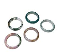 Bagues en pierres uniques - Bijoux de mode faits main pour une vie en pleine conscience et un style personnel (Indian Agate (Agate Indienne))