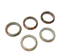 Bagues en pierres uniques - Bijoux de mode faits main pour une vie en pleine conscience et un style personnel (Unakite (Unakite))