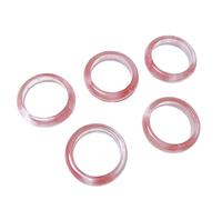 Bagues en pierres uniques - Bijoux de mode faits main pour une vie en pleine conscience et un style personnel (Watermelon Tourmaline (Tourmaline Pastèque))