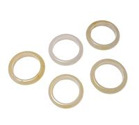 Bagues en pierres uniques - Bijoux de mode faits main pour une vie en pleine conscience et un style personnel (Yellow Jade (Jade Jaune))