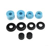 Bagues en polyuréthane - Rondelles pivotantes et amortisseurs pour skateboard et camion - Pour reconstruction et entretien sur camions de 17,8 cm (bleu)