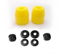 Bagues en polyuréthane - Rondelles pivotantes et amortisseurs pour skateboard et camion - Pour reconstruction et entretien sur camions de 17,8 cm (jaune)