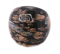 Bagues en verre à la mode avec motifs ethniques et accessoire de bijoux de doigt en doré pour les fêtes et les événements festifs, Styles ethniques