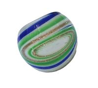 Bagues en verre faites à la main avec motif floral enveloppé de fil de fer - Inspiré de la galaxie ethnique - Bijoux artistiques faits à la main - Confortables, taille unique, Comme décrit, Comme