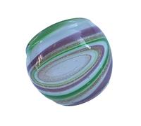 Bagues en verre faites à la main avec motif floral enveloppé de fil de fer - Inspiré de la galaxie ethnique - Bijoux artistiques faits à la main - Confortables, taille unique, Comme décrit, Comme