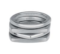 Bagues ensemble Breil argent 14 Collection New Tetra - femme