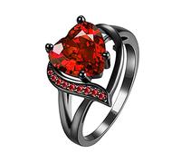 Bagues et colliers pour adolescentes - Bagues pour femmes - Bagues d'amour - Bagues pour femme - Taille 5